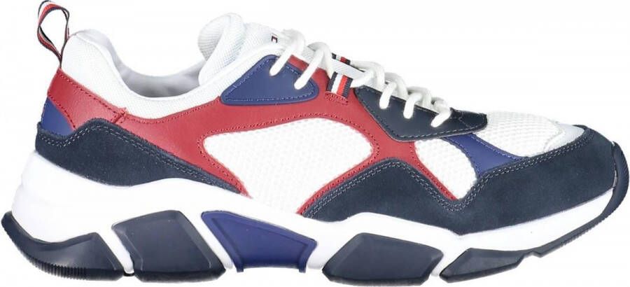 Tommy Hilfiger Heren Sneakers van Suède en Synthetisch Materiaal White Heren - Foto 4