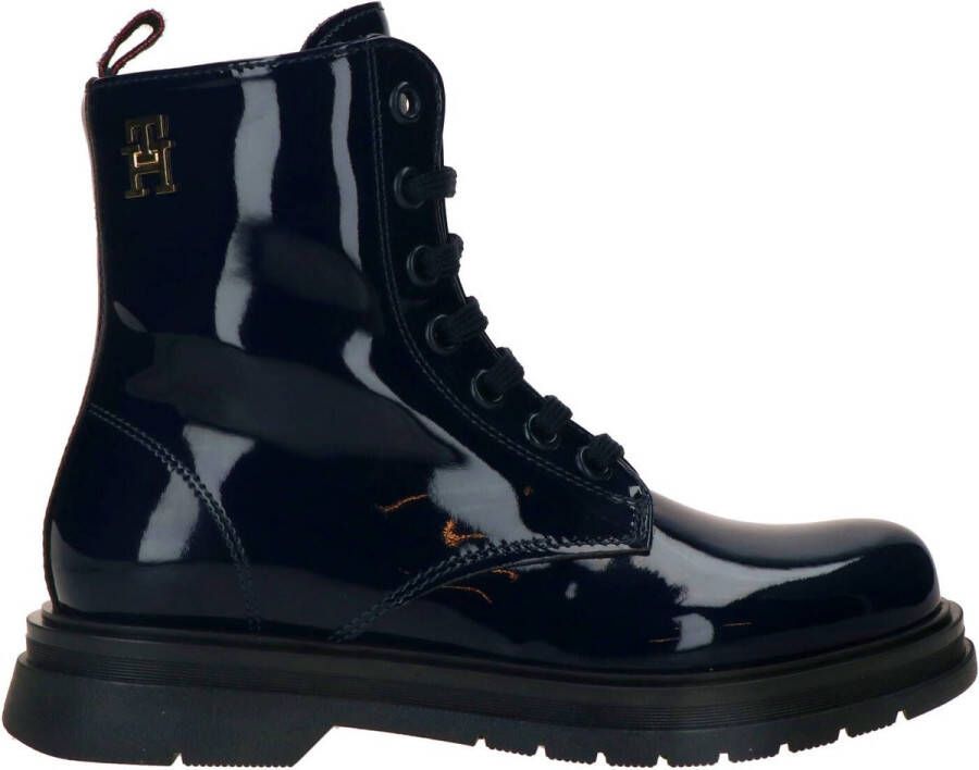 Tommy Hilfiger Stijlvolle Blauwe Veterschoenen voor Heren Blue Heren