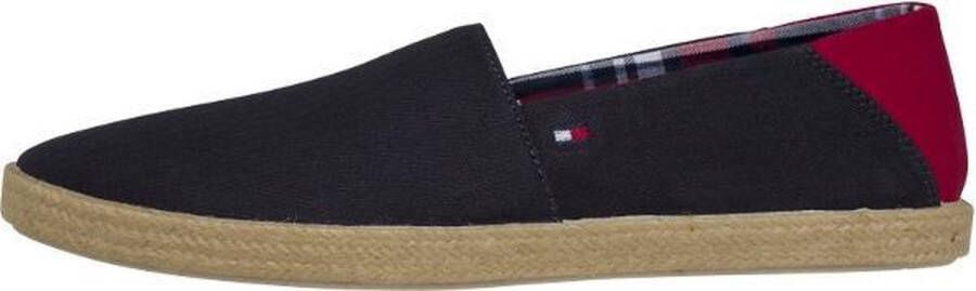 Tommy Hilfiger Espadrilles EASY SUMMER SLIP ON met raffia aan de loopzool