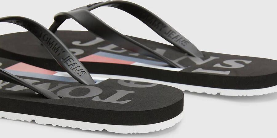 Tommy Hilfiger slipper zwart teenslipper - Foto 1