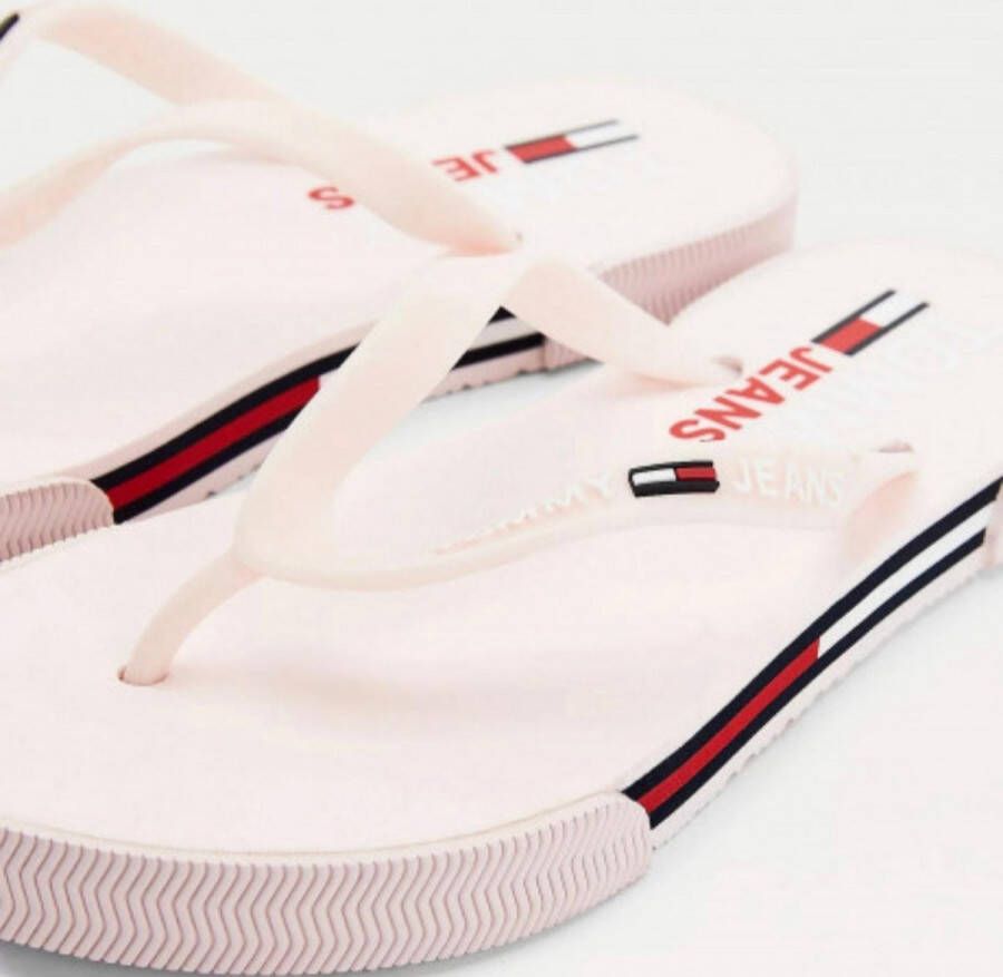 Tommy Hilfiger Slippers Vrouwen lichtroze wit rood