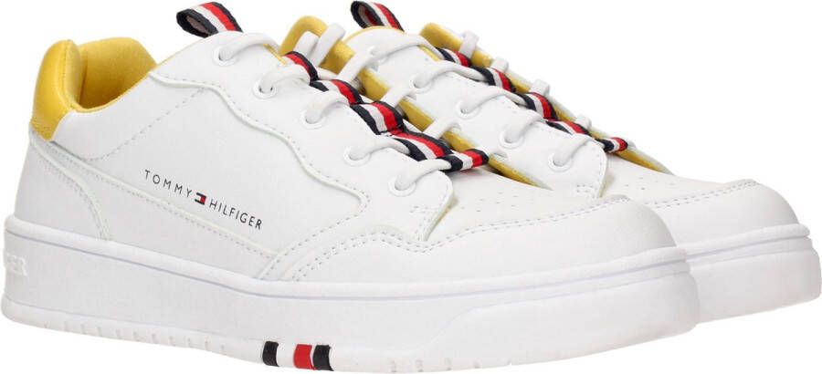 Tommy Hilfiger Sneaker Jongens Wit geel