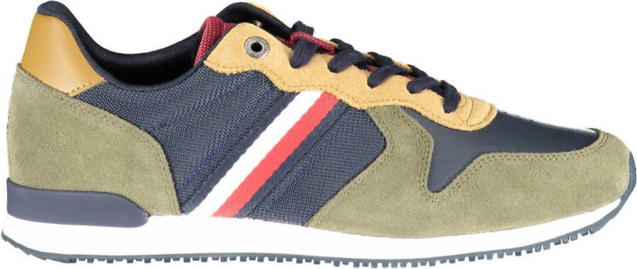 Tommy Hilfiger Groene Polyester Sneaker met Contrasterende Details Groen Heren - Foto 3