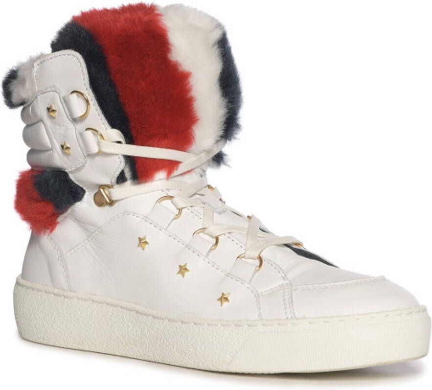 Tommy Hilfiger Sneakers Hoog Wit Dames