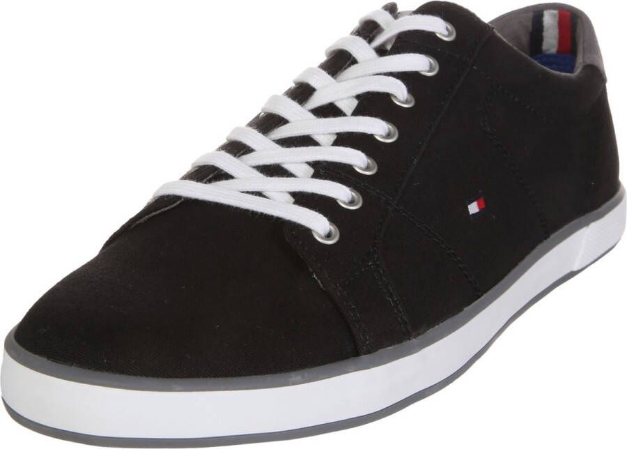 Tommy Hilfiger Canvas Lace Up Sneakers Zwart Man