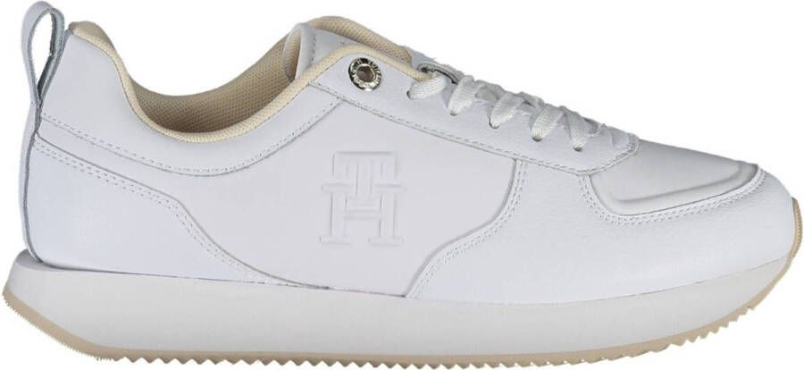 Tommy Hilfiger Witte Polyester Sneaker voor Dames Wit Dames