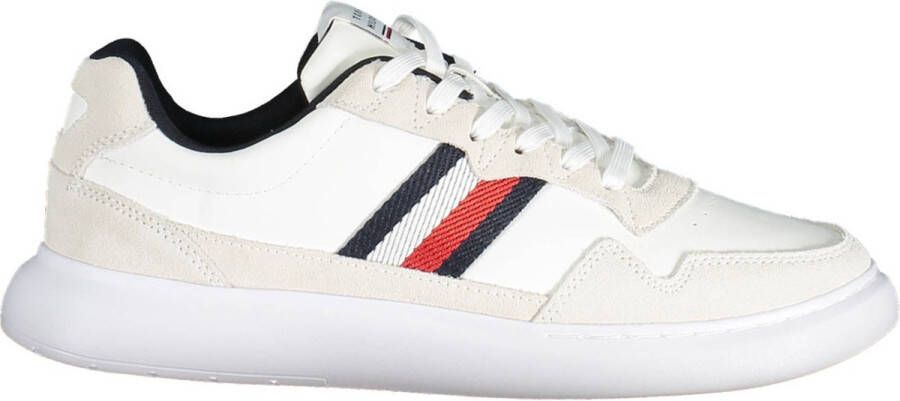 Tommy Hilfiger Sneakers TH CUPSET RWB LTH met zijstrepen vrijetijdsschoen lage schoen veterschoen - Foto 3