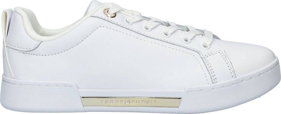 Tommy Hilfiger Plateausneakers CHIQUE COURT SNEAKER Vrijetijdsschoen lage schoen veterschoen logo applicatie op het plateau - Foto 2