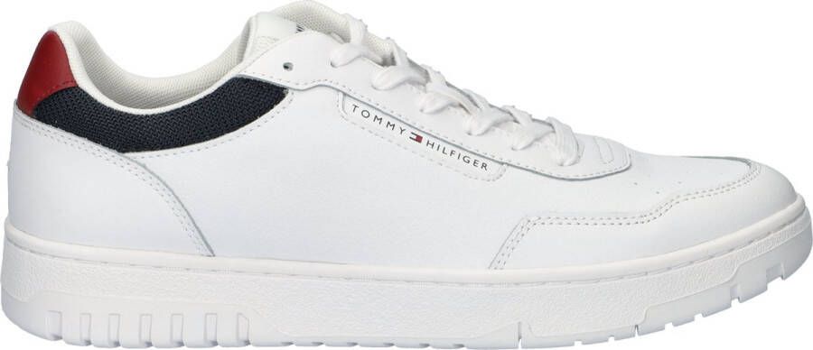 Tommy Hilfiger Plateausneakers TH BASKET CORE LITE LTH freizeitschoen veterschoen lage schoen met gevoerde schacht