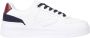 Tommy Hilfiger Plateausneakers LEATHER BASKET SNEAKER Logo-opdruk op de tong vrijetijdsschoen halfschoen veterschoen - Thumbnail 1