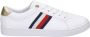 Tommy Hilfiger Sneakers in wit voor Dames TH Corporate Cupsole Sneaker - Thumbnail 3