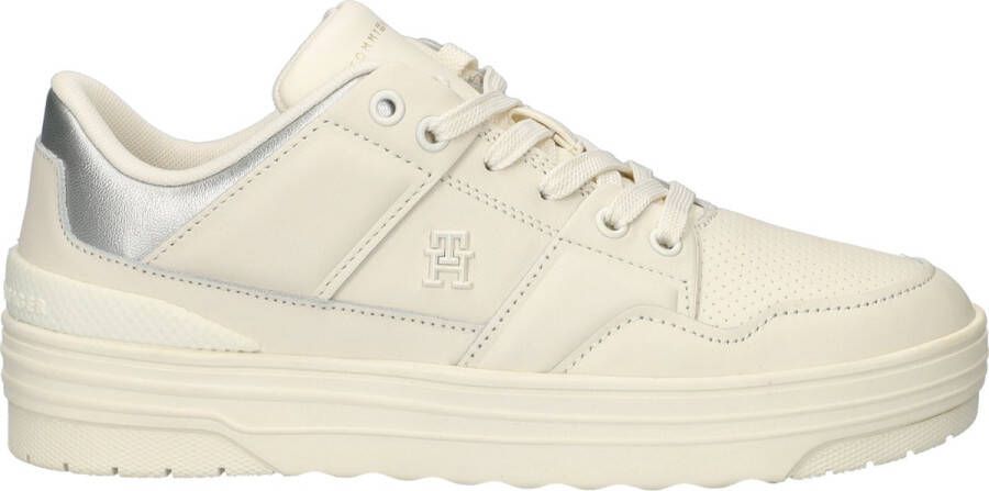 Tommy Hilfiger Plateausneakers FEMININE BASKET SNEAKER veterschoen lage schoen vrijetijdsschoen met gepolsterde schachtversteviging - Foto 2
