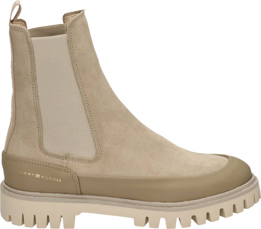 Tommy Hilfiger Sport Tommy Hilfiger TH Casual dames chelseaboot Beige - Foto 4