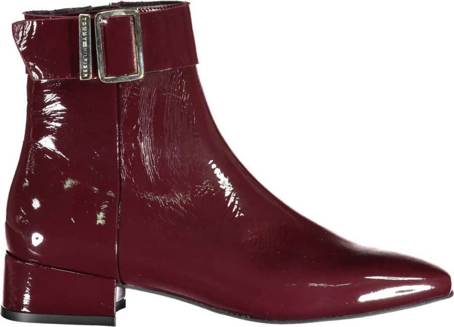 Tommy Hilfiger Enkellaars van lakleer met gespdetail