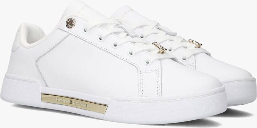 Tommy Hilfiger Sneakers COURT SNEAKER GOLDEN TH met goudkleurige details