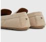 Tommy Hilfiger TH Heren Mocassin Casual Hilfiger Suede Driver Beige - Thumbnail 4