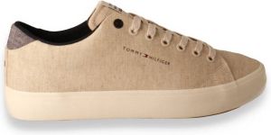 Tommy Hilfiger TH Heren Vulc Core Low Chambray Wheatered White BEIGE