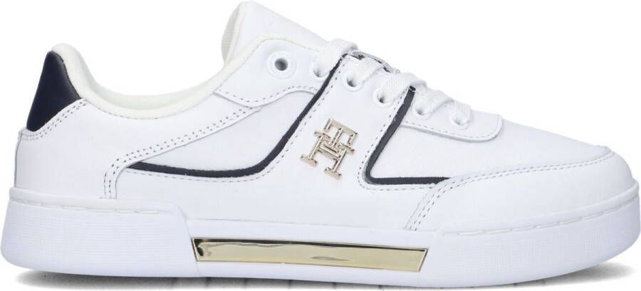TOMMY HILFIGER Lage Sneakers Dames Th Prep Court Maat: 36 Materiaal: Leer Kleur: Wit - Foto 3