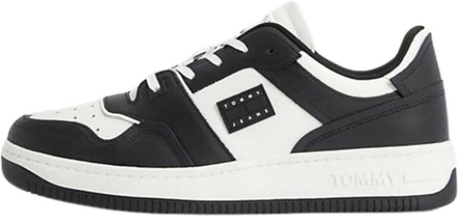 Tommy Hilfiger TJM Basket Sneaker Heren Zwart Wit