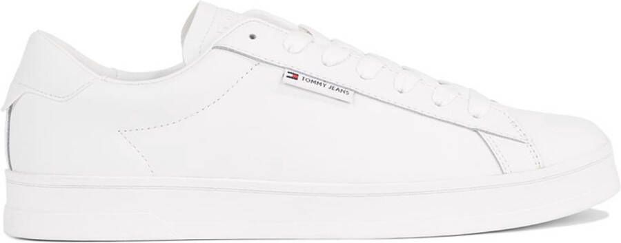 TOMMY JEANS Sneakers TJM LEATHER LOW CUPSOLE met label vrijetijdsschoen lage schoen veterschoen - Foto 2