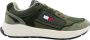TOMMY JEANS Sneakers met sleehak TJM RUNNER MIX MATERIAL sleehak vrijetijdsschoen lage schoen veterschoen met logovlag - Thumbnail 1