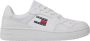 TOMMY JEANS Plateausneakers TJW RETRO BASKET ESS vrijetijdsschoen lage schoen veterschoen met zijlogo-vlag - Thumbnail 2