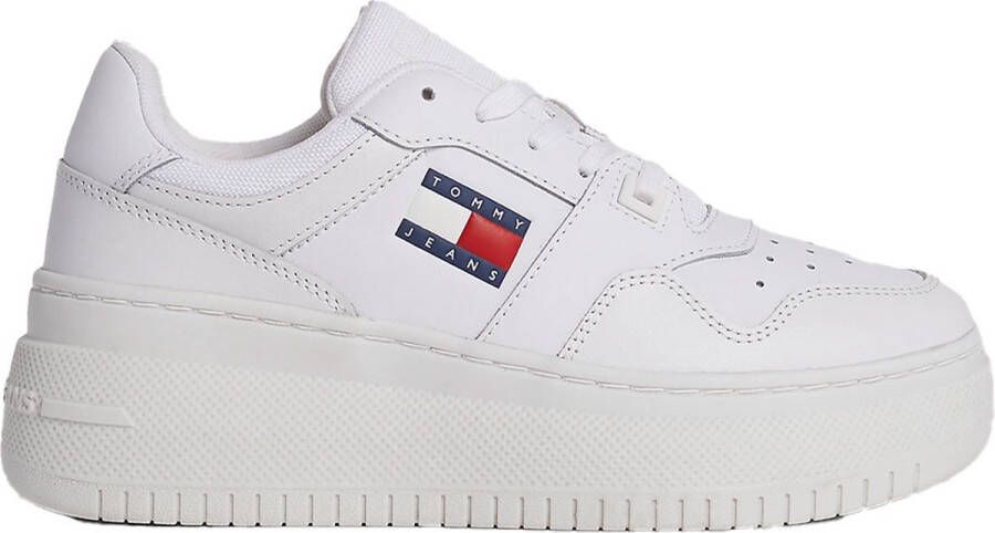 Tommy Hilfiger TJW Retro Basket Sneakers Dames Wit