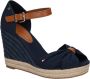 Tommy Hilfiger NU 21% KORTING: highheel sandaaltjes BASIC OPENED TOE HIGH WEDGE met een stijlvol logoborduursel - Thumbnail 2