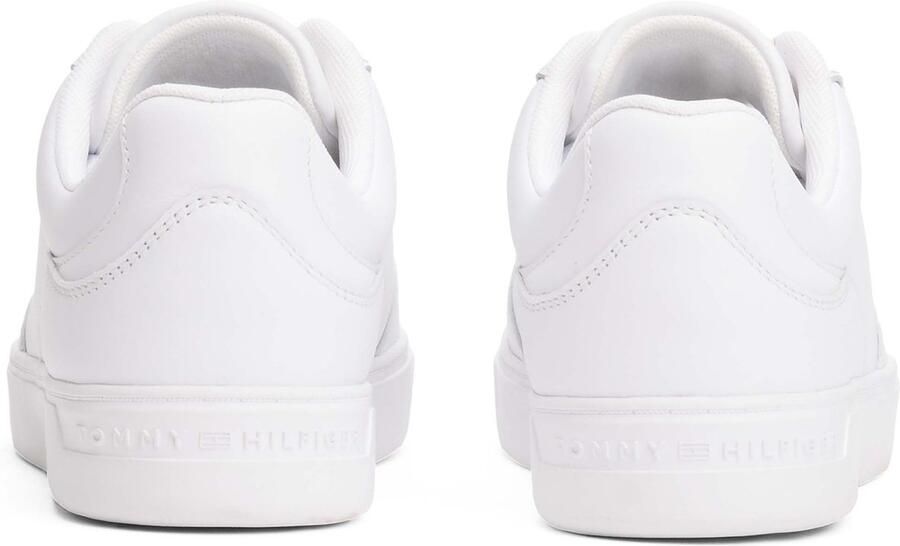 Tommy Hilfiger Plateausneakers CASUAL CUPSOLE SNEAKER vrijetijdsschoen halfhoge schoen veterschoen met goudkleurig logo - Foto 2