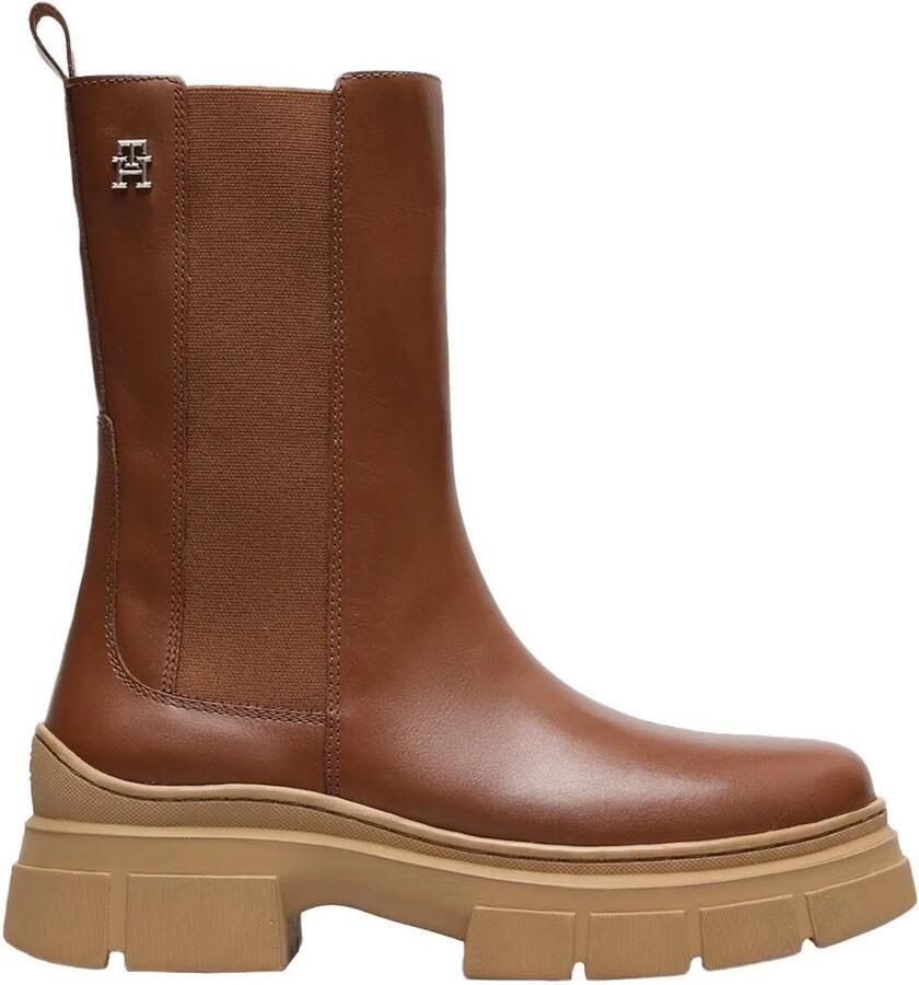 Tommy Hilfiger Chelsea Ch Booties Bruin Vrouw