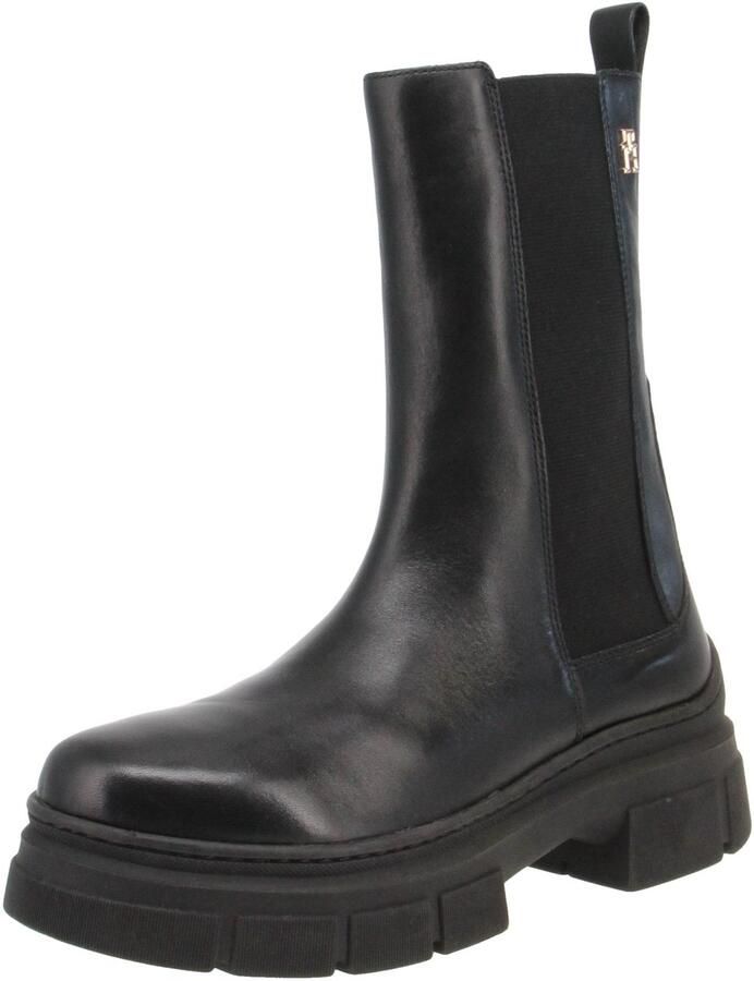 Tommy Hilfiger Boots zonder sluiting FEMININE SEASONAL UTILITY BOOT met brede stretchinzet bij de schacht - Foto 4
