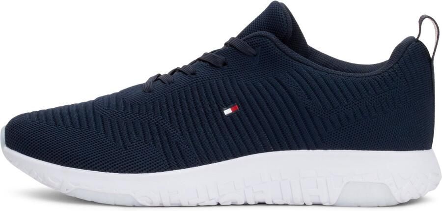 Tommy Hilfiger Sneakers CORPORATE KNIT RIB RUNNER vrijetijdsschoen lage schoen veterschoen met zijlogo-vlag - Foto 2