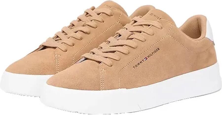Tommy Hilfiger Lage sneakers van suède model 'COURT CORE'