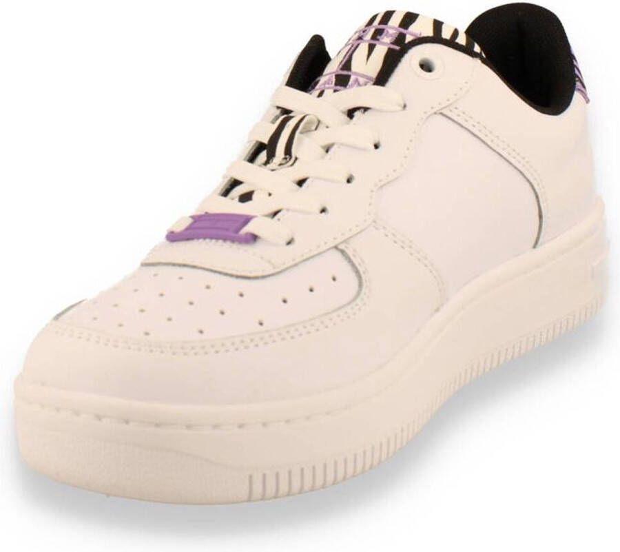 TOMMY JEANS NU 21% KORTING Sneakers met sleehak WMNS BASKET WILD ANIMAL CUPSOLE met contrastbeleg in zebra look - Foto 2