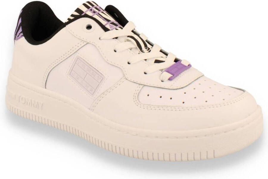 TOMMY JEANS NU 21% KORTING Sneakers met sleehak WMNS BASKET WILD ANIMAL CUPSOLE met contrastbeleg in zebra look - Foto 7