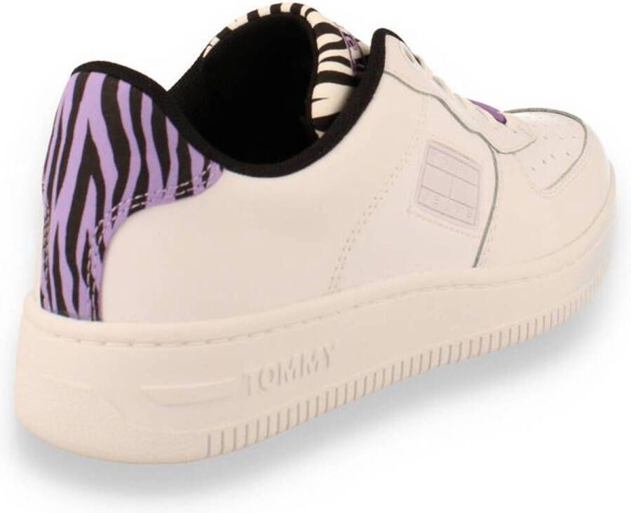 TOMMY JEANS NU 21% KORTING Sneakers met sleehak WMNS BASKET WILD ANIMAL CUPSOLE met contrastbeleg in zebra look - Foto 3