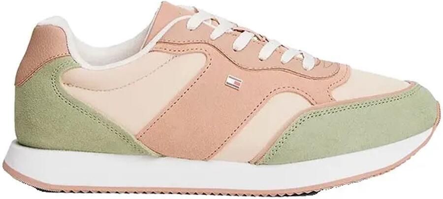 Tommy Hilfiger Easy Runner Schoenen Beige Vrouw