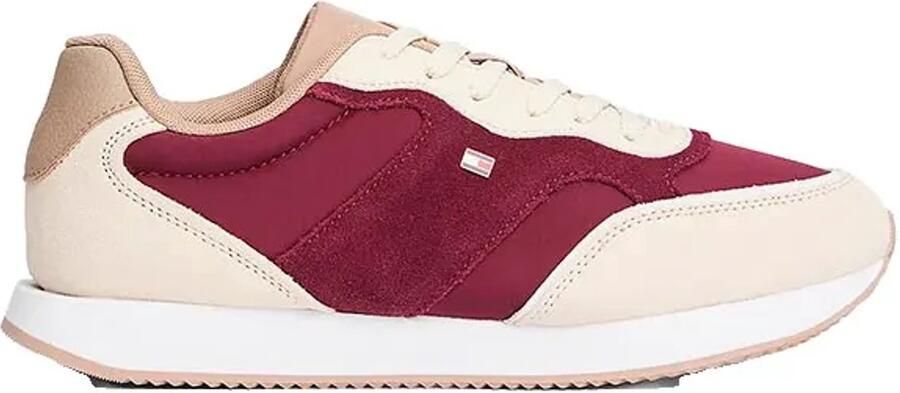 Tommy Hilfiger Easy Runner Schoenen Rood Vrouw