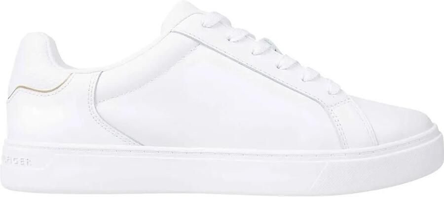 Tommy Hilfiger Sneakers ESSENTIAL COURT SNEAKER STRIPES vrijetijdsschoen halfschoen veterschoen met gepolsterde schacht