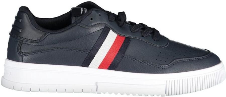 Tommy Hilfiger Hoogwaardige sneakers met opvallend logo Blue Heren
