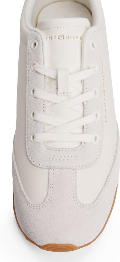 Tommy Hilfiger Sneakers HERITAGE FASHION RUNNER MIX MAT vrijetijdsschoen halfhoge schoen veterschoen met zijdelings logo - Foto 2