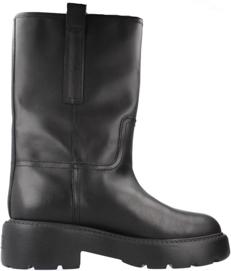 Tommy Jeans Platte laarzen Botas Mujer Modèle Tjw Leather Mid Tubular