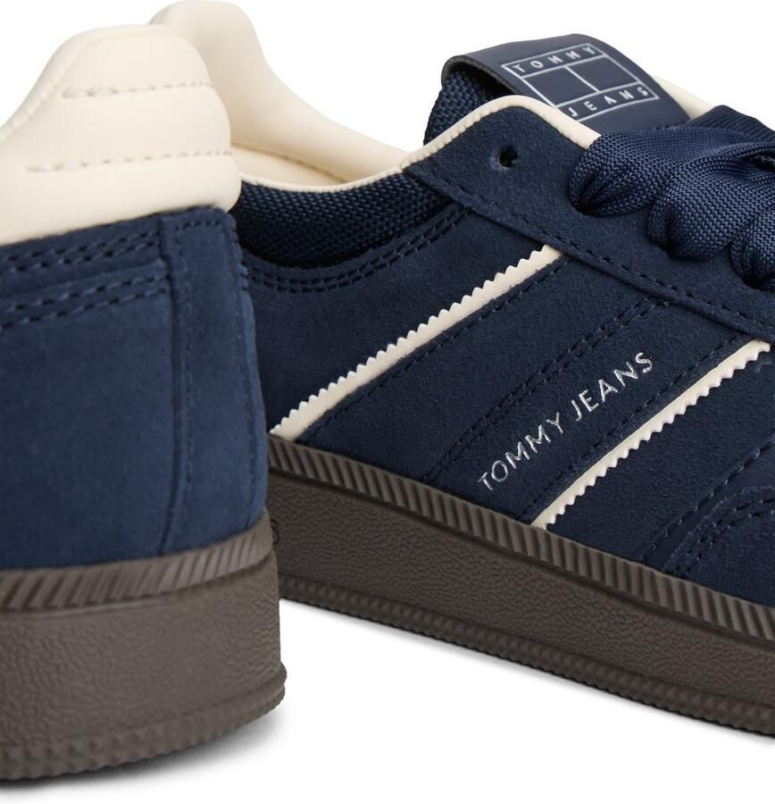 Tommy Jeans The Greenwich Edge+ suède sneakers donkerblauw - Foto 4