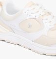 Tommy Hilfiger Casual Fashion Runner Schoenen Beige Wit Vrouw - Wit