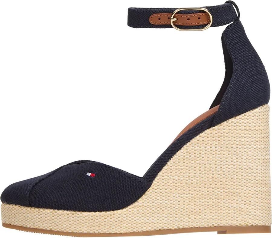 Tommy Hilfiger Fw0fw08494 Wedge Espadrilles Blauw Vrouw