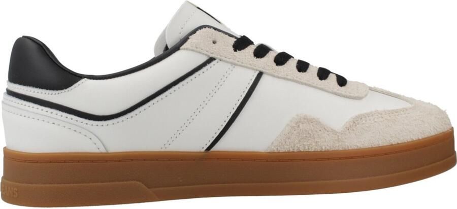 TOMMY JEANS Sneakers THE GREENWICH LEATHER Vrijetijdsschoen lage schoen veterschoen met zijlijk logo-opdruk