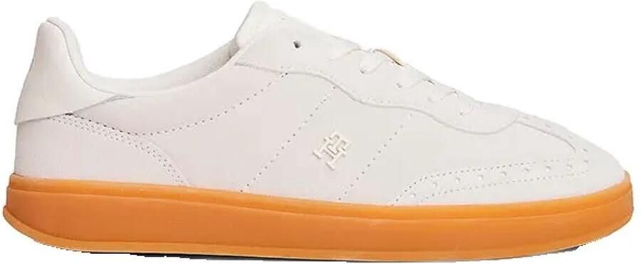 Tommy Hilfiger Heritage suède sneakers ecru