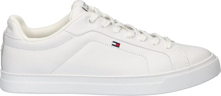 Tommy Hilfiger Sneakers ICON COURT LTH FLAG ESS vrijetijdsschoen lage schoen veterschoen met kleine logovlag