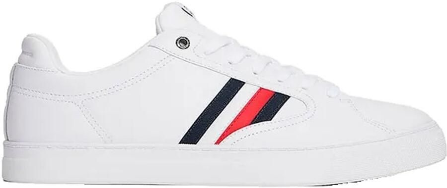 Tommy Hilfiger Witte Polyester Sneaker met Contrasterende Details
