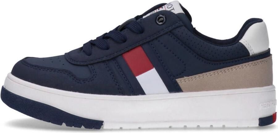Tommy Hilfiger Lage Flag-Sneaker Met Veters Fashion Wear Kinderen